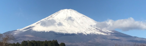 撮れたての富士山2019